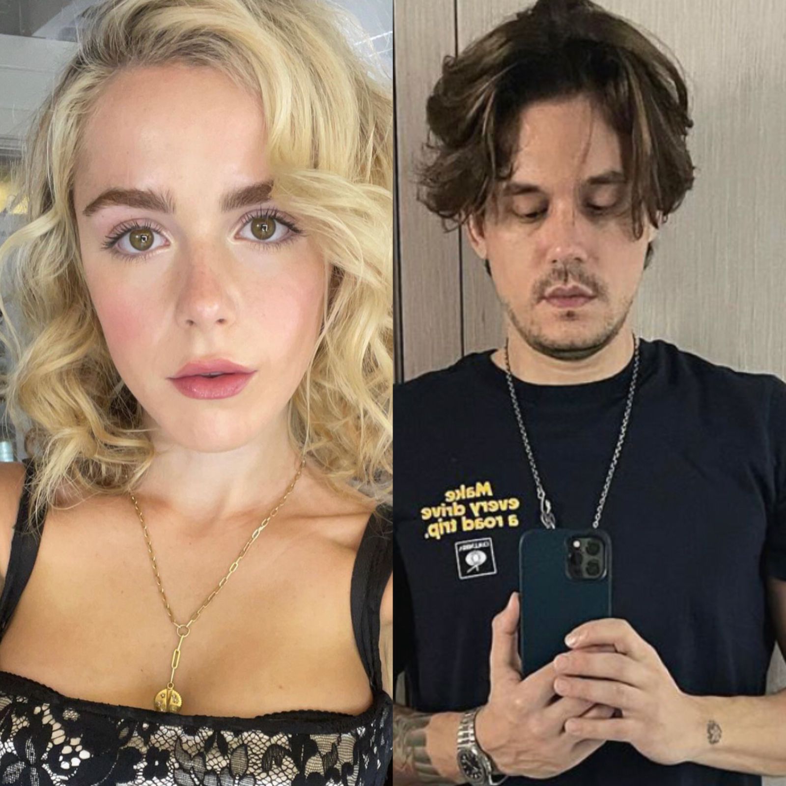 Kiernan Shipka and John Mayer spotted together PaiPee